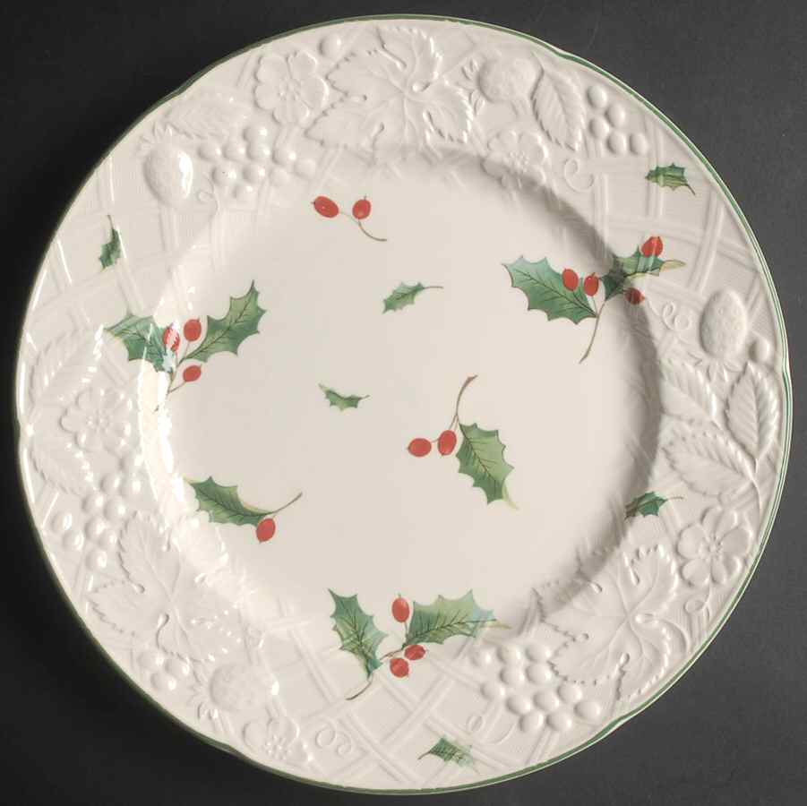 Season's Holly 12" Chop Plate (Round Platter) by Mikasa-1