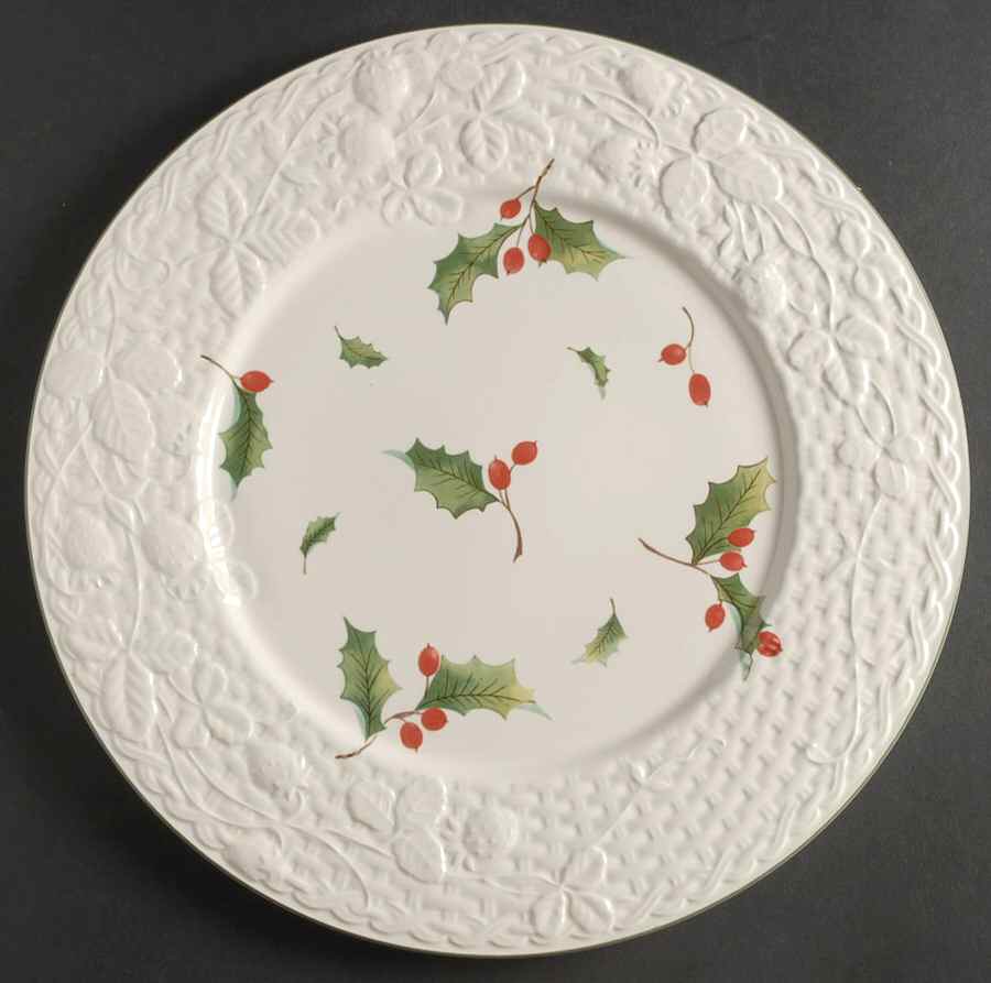 Season's Holly Service Plate (Charger) by Mikasa-1