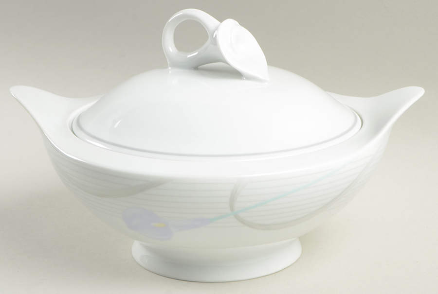 Serenade Lavender Round Covered Vegetable by Mikasa-1