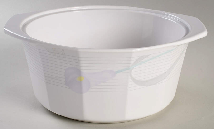 Serenade Lavender 2.25 Qt Round Casserole No Lid by Mikasa-1