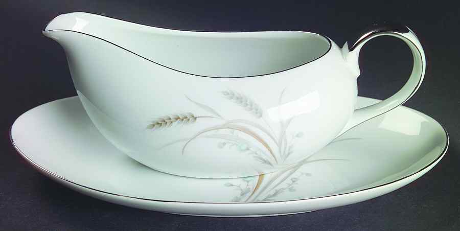 Sentinel Gravy Boat & Underplate/Relish by Mikasa-1