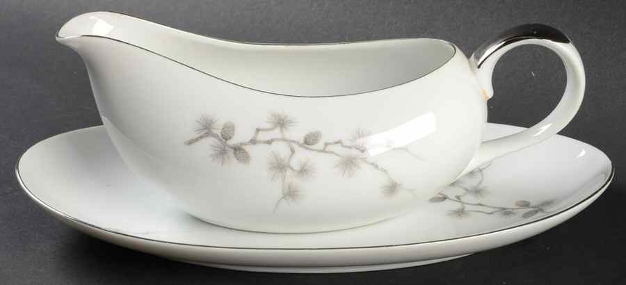 Sendai Gravy Boat & Underplate by Mikasa-1