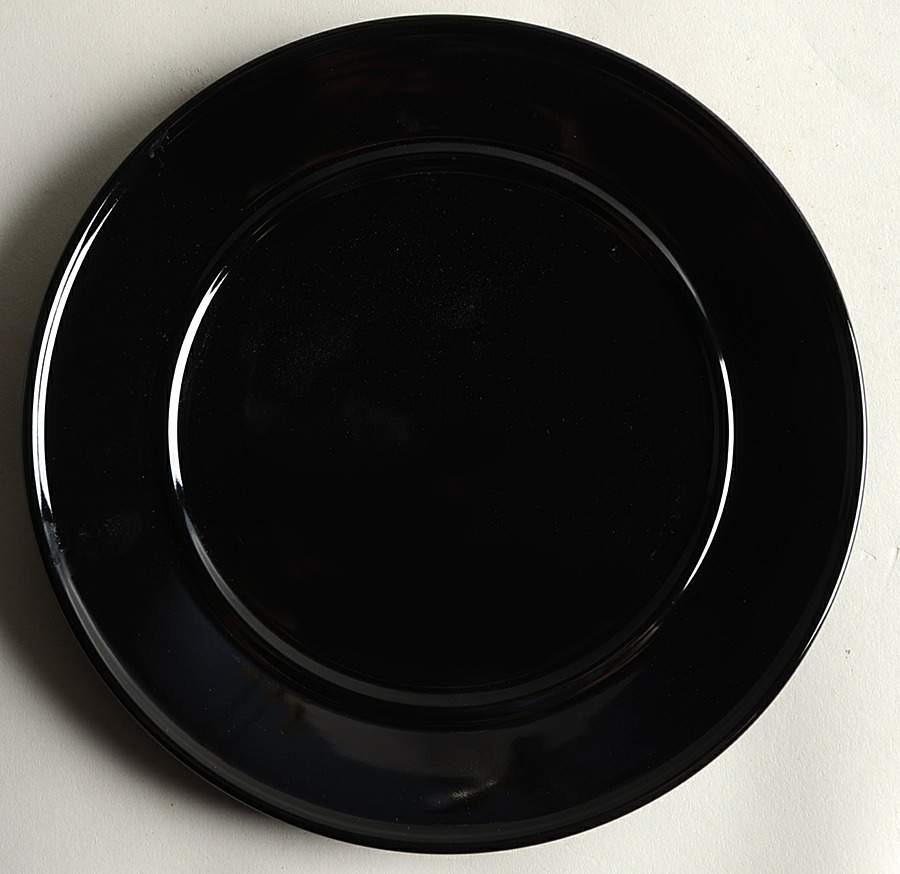 Separates Jet Black Salad Plate by Mikasa-1