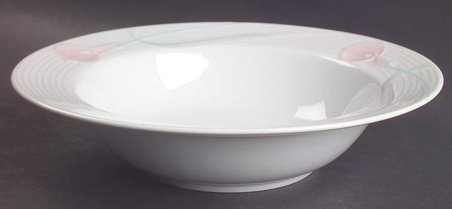 Serenade Pink 10" Round Vegetable Bowl by Mikasa-1