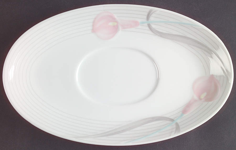 Serenade Pink Underplate for Gravy Boat by Mikasa-1