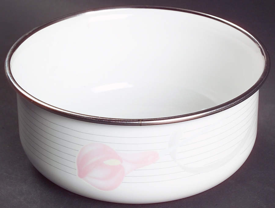 Serenade Pink Individual Metal Bowl (Part of Set) by Mikasa-1