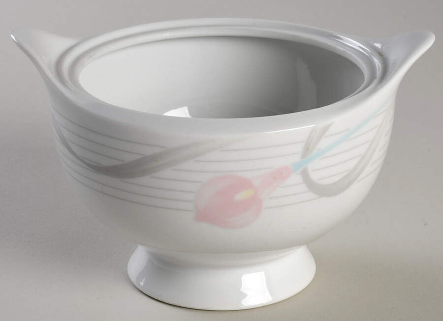 Serenade Pink Lid for Sugar Bowl by Mikasa-1