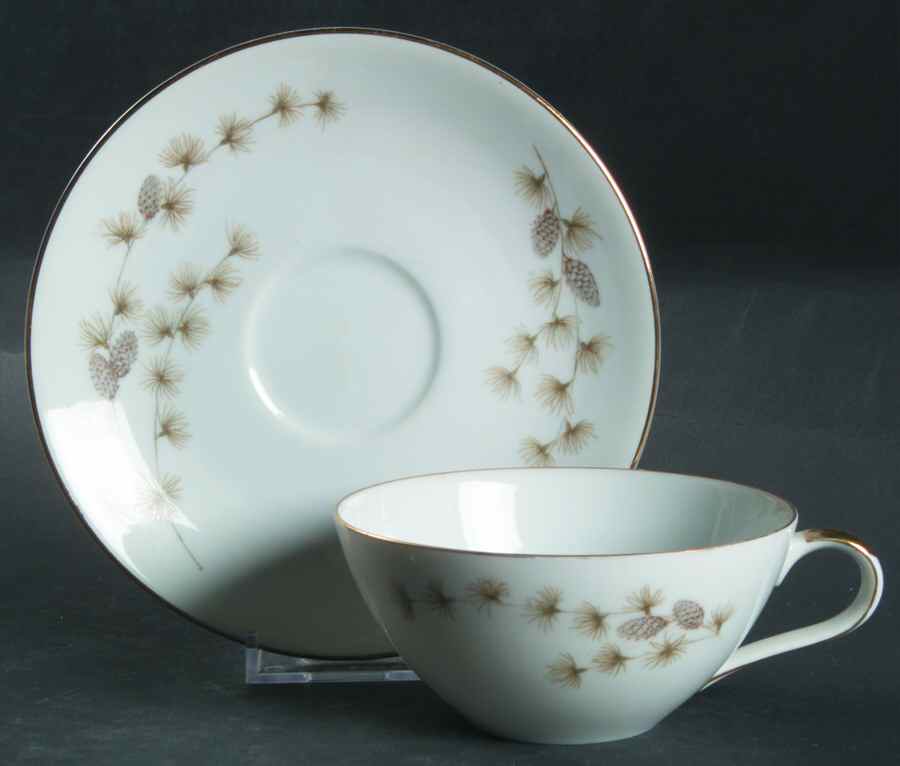 Sequoia Flat Cup & Saucer Set by Mikasa-1