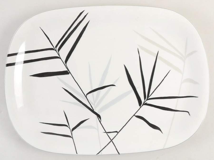 Serenity 14" Oval Serving Platter by Mikasa-1