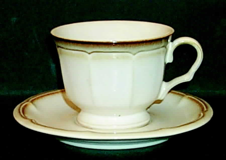 Sea Shells Flat Cup & Saucer Set by Mikasa-1