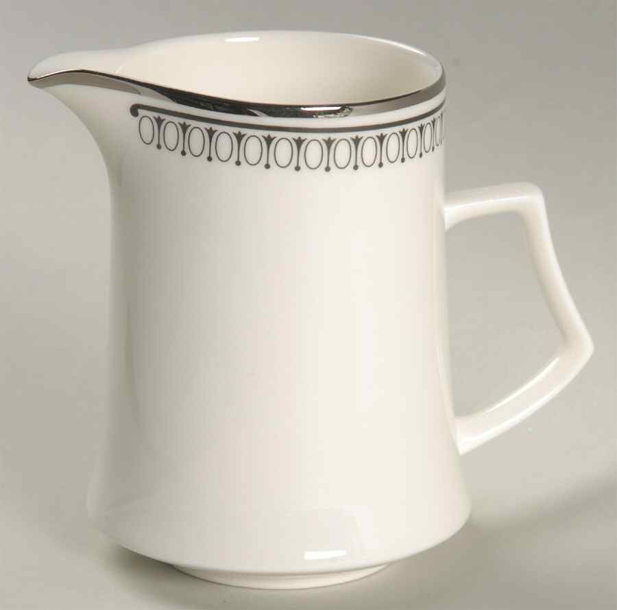 Seville (Black Border) Creamer by Mikasa-1