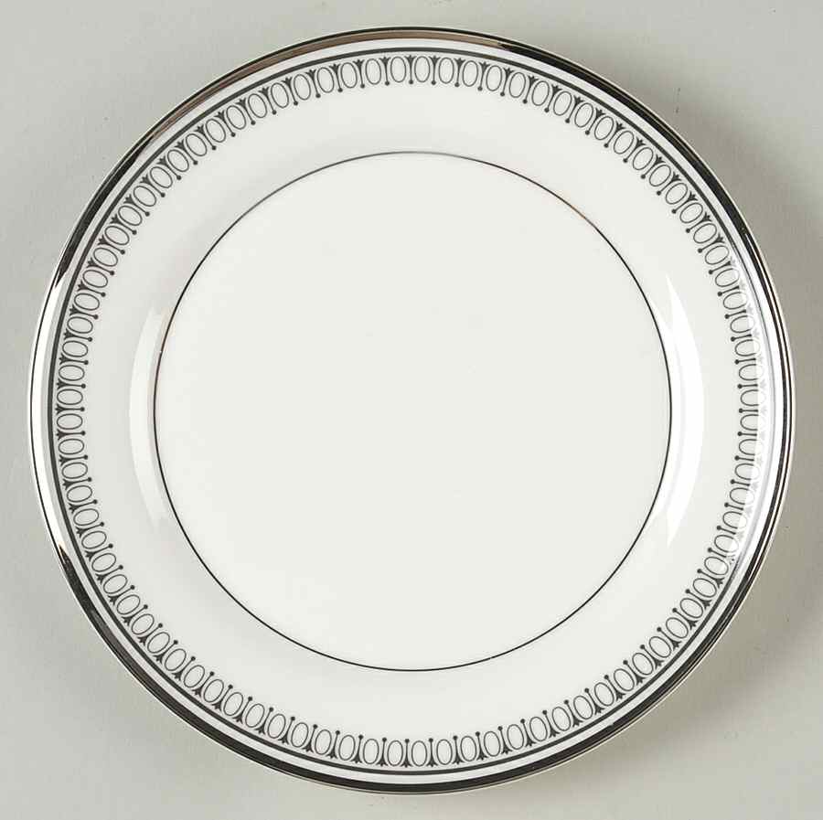 Seville (Black Border) Bread & Butter Plate by Mikasa-1