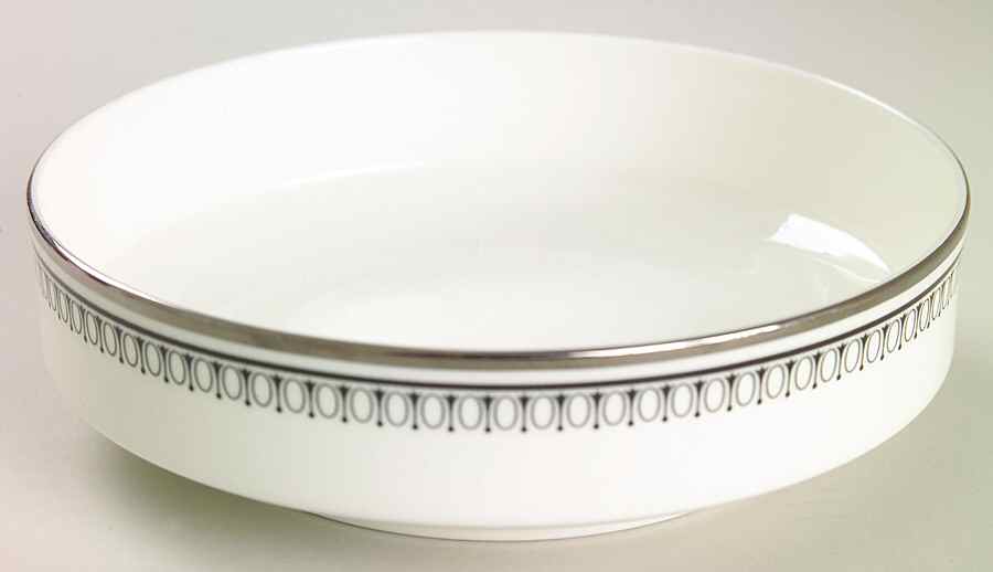 Seville (Black Border) Coupe Soup Bowl by Mikasa-1