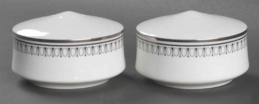 Seville (Black Border) Salt & Pepper Set by Mikasa-1