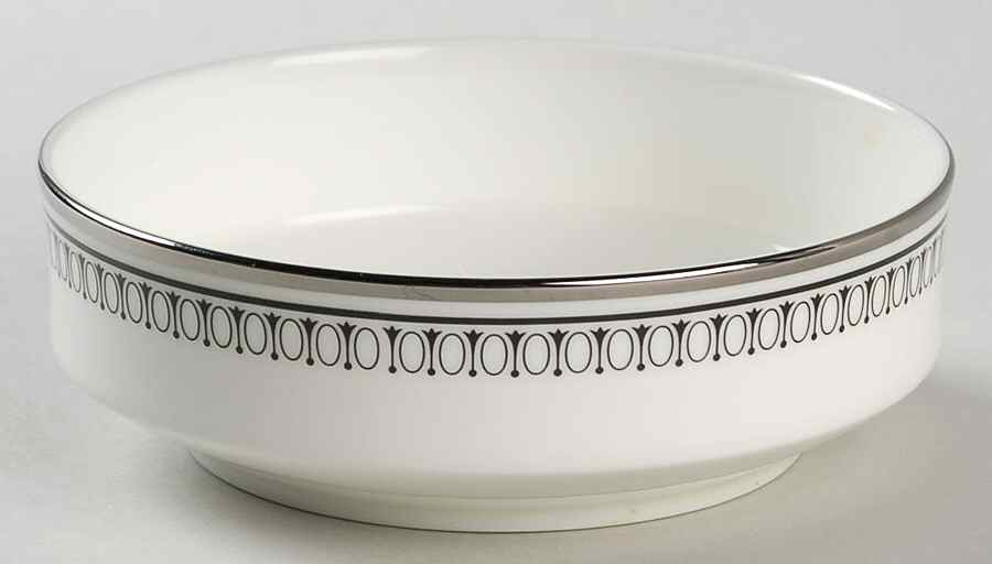 Seville (Black Border) Fruit/Dessert (Sauce) Bowl by Mikasa-1
