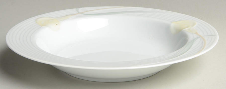Serenade Yellow Large Rim Soup Bowl by Mikasa-1