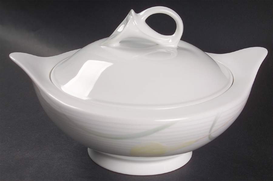 Serenade Yellow Round Covered Vegetable by Mikasa-1