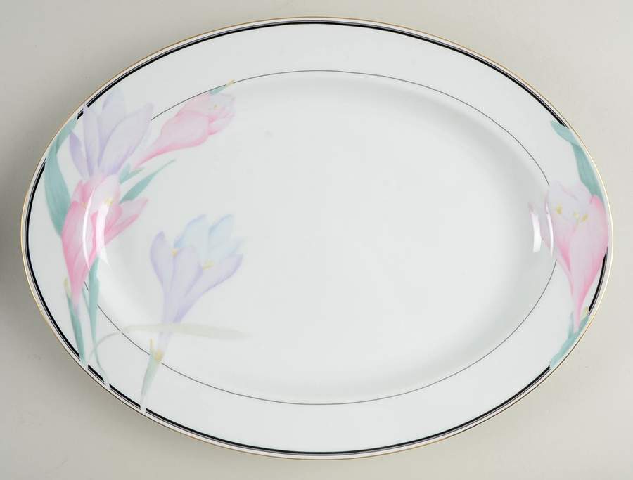 Shasta 14" Oval Serving Platter by Mikasa-1