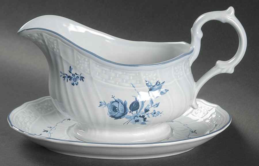Sheffield Gravy Boat & Underplate by Mikasa-1