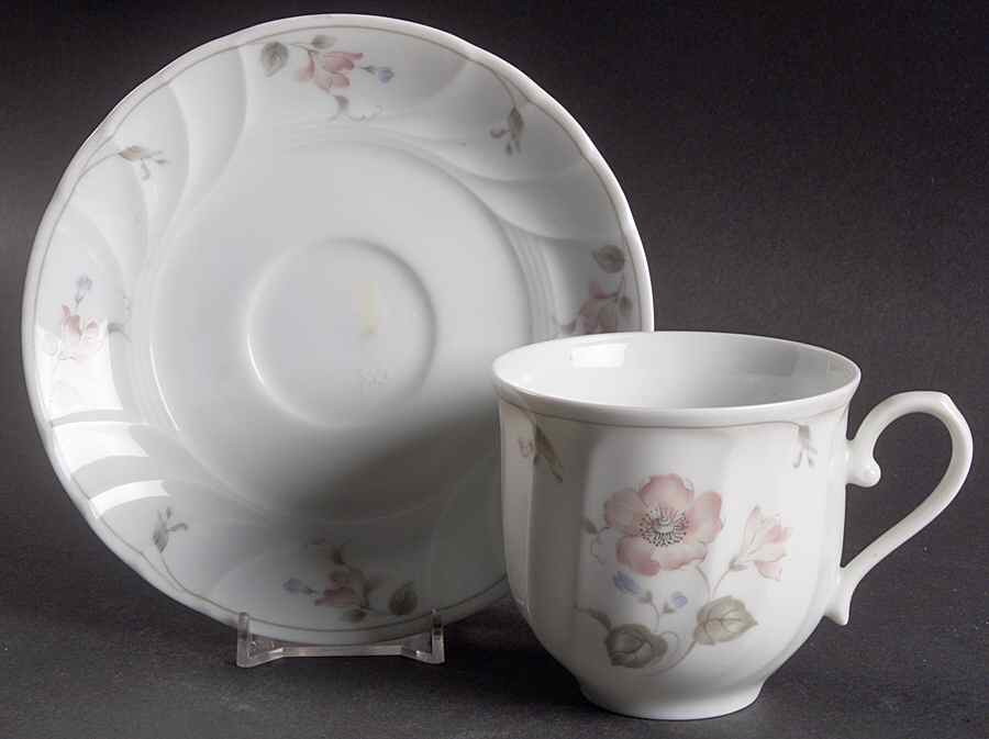 Shelburn Flat Cup & Saucer Set by Mikasa-1