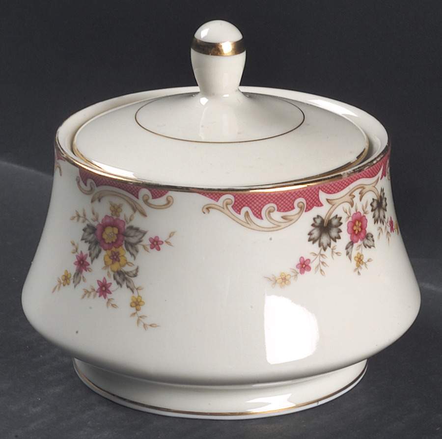 Shelly Sugar Bowl & Lid by Mikasa-1