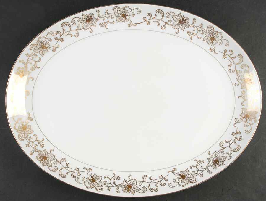 Sheraton 16" Oval Serving Platter by Mikasa-1