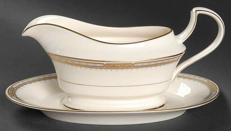 Sheraton Gravy Boat & Underplate by Mikasa-1