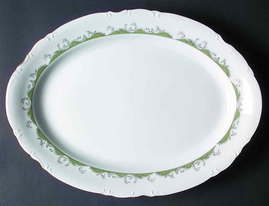 Shetland 16" Oval Serving Platter by Mikasa-1