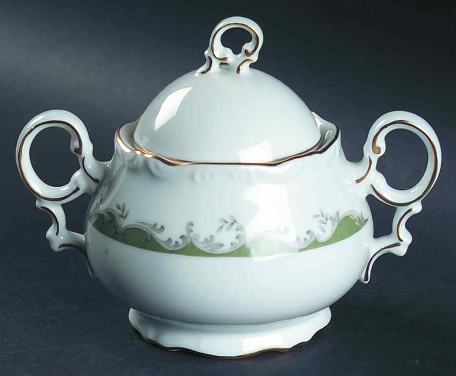 Shetland Sugar Bowl & Lid by Mikasa-1