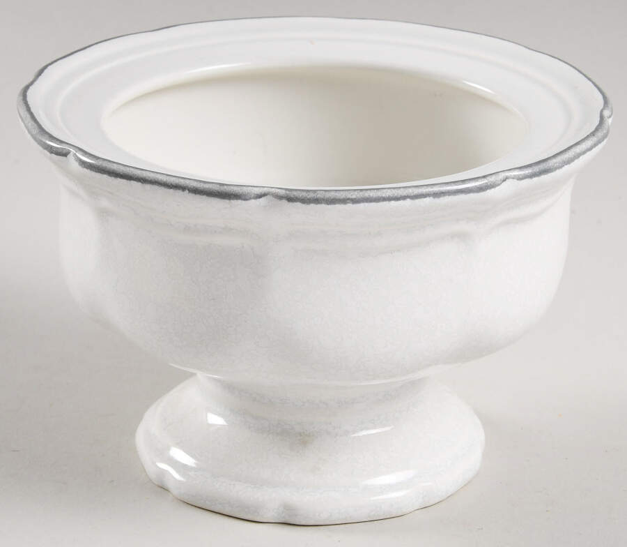 Stone Works Shadow Gray Sugar Bowl No Lid by Mikasa-1