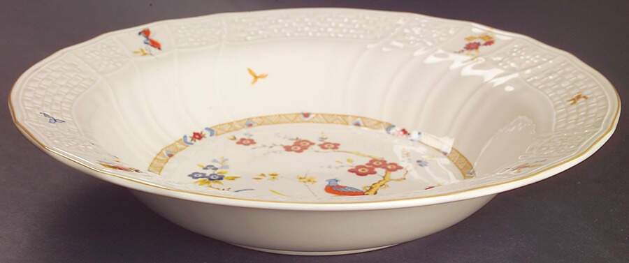 Shangri-La (D1001, Fine Ivory) 10" Round Vegetable Bowl by Mikasa-1
