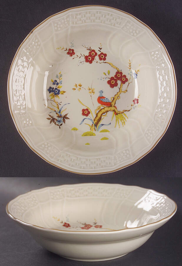 Shangri-La (D1001, Fine Ivory) Fruit/Dessert (Sauce) Bowl by Mikasa-1
