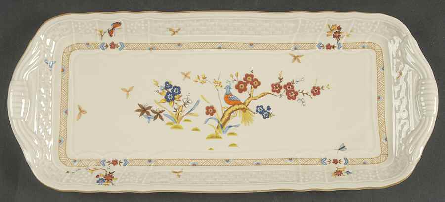 Shangri-La (D1001, Fine Ivory) Large Sandwich Tray by Mikasa-1