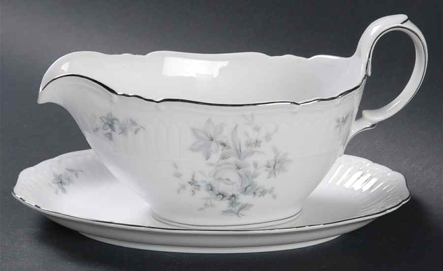 Shangri-La (8322) Gravy Boat & Underplate by Mikasa-1