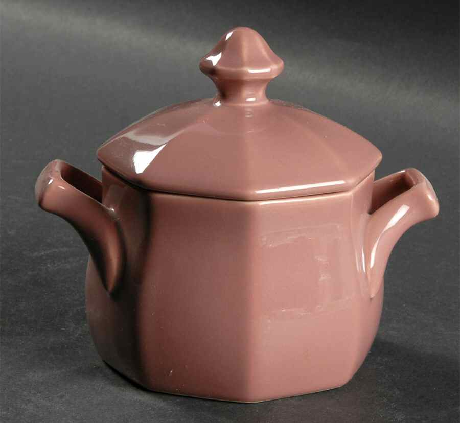 Shadow Rose Sugar Bowl & Lid by Mikasa-1