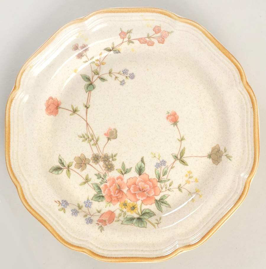 Silk Bouquet Salad Plate by Mikasa-1