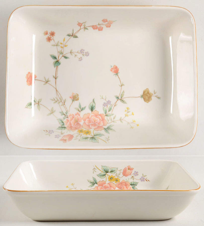 Silk Bouquet 10" Rectangular Baker by Mikasa-1