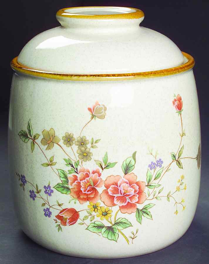 Silk Bouquet Large Canister & Lid by Mikasa-1