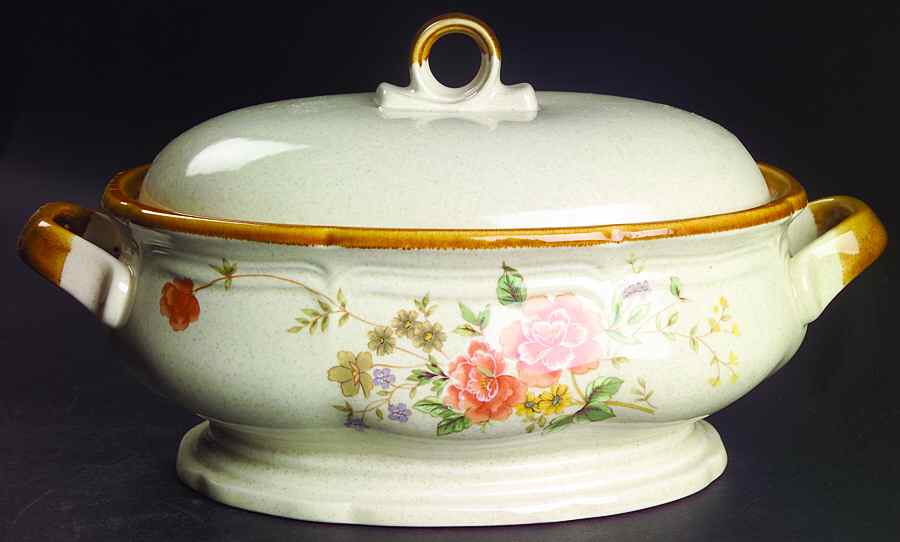 Silk Bouquet Oval Tureen & Lid by Mikasa-1