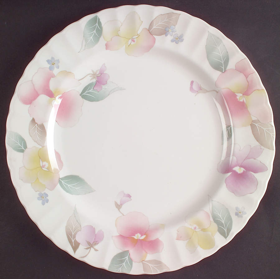 Silk Blossoms 12" Chop Plate (Round Platter) by Mikasa-1