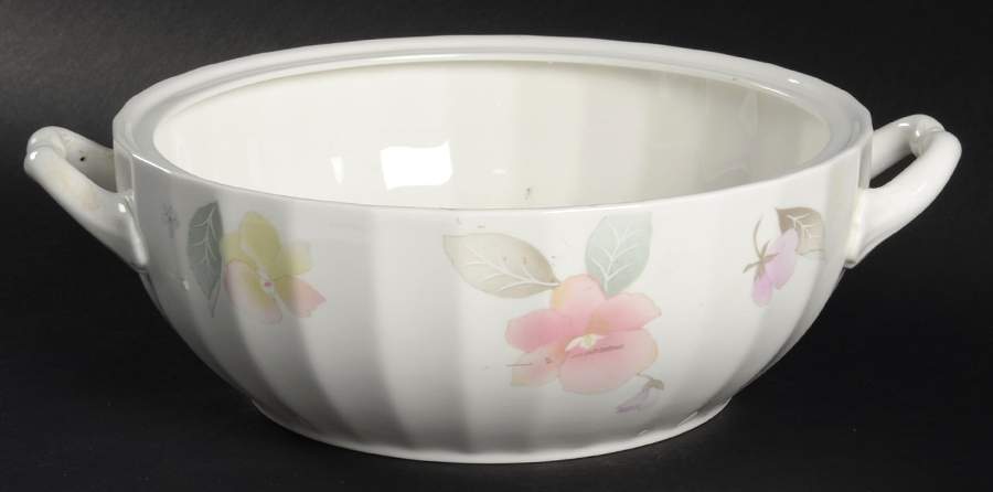 Silk Blossoms 2 Qt Round Covered Casserole No Lid by Mikasa-1
