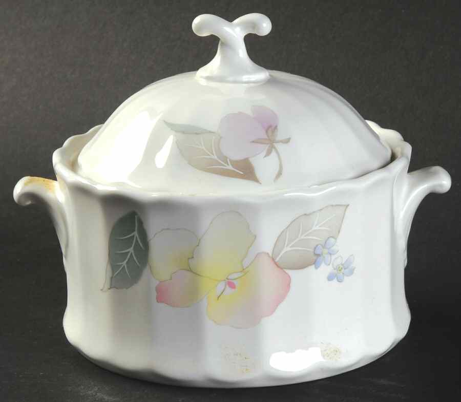Silk Blossoms Sugar Bowl & Lid by Mikasa-1