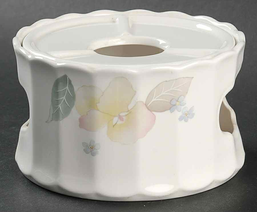 Silk Blossoms China Warmer Stand by Mikasa-1