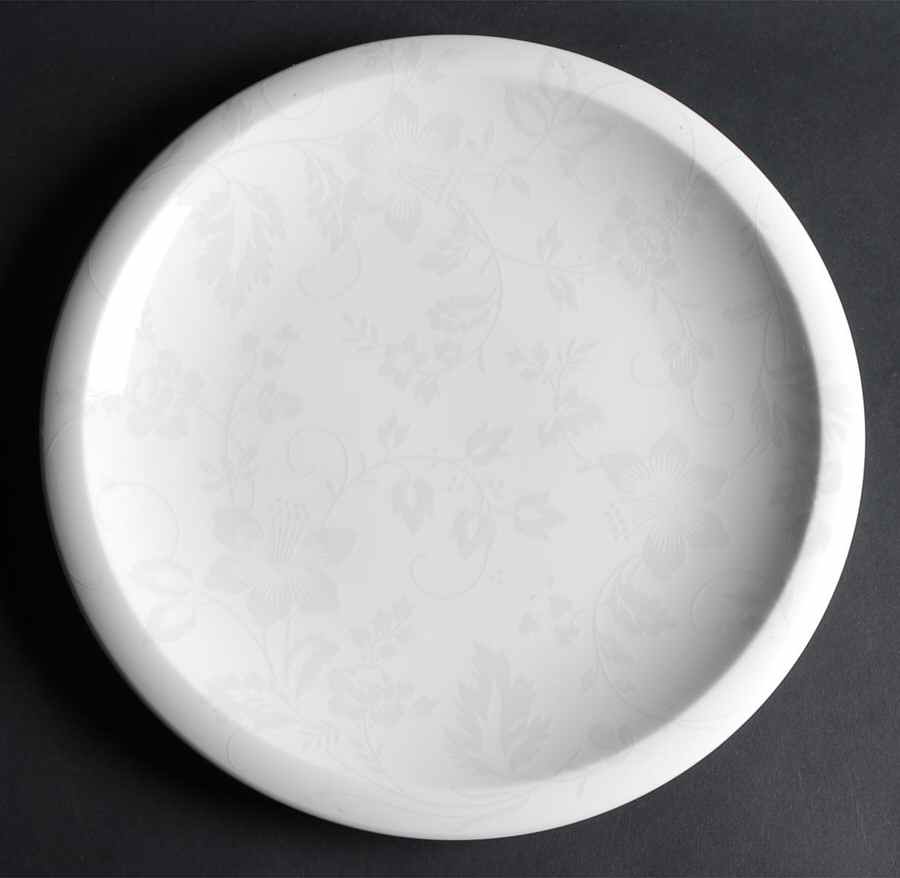 Silk Brocade 12" Chop Plate (Round Platter) by Mikasa-1
