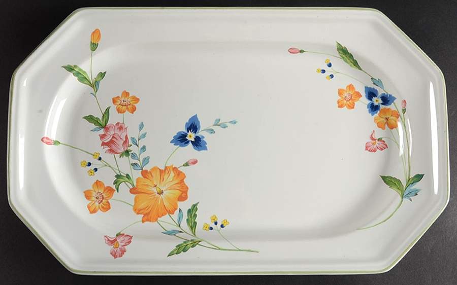 Sidewalk Cafe 14" Oval Serving Platter by Mikasa-1