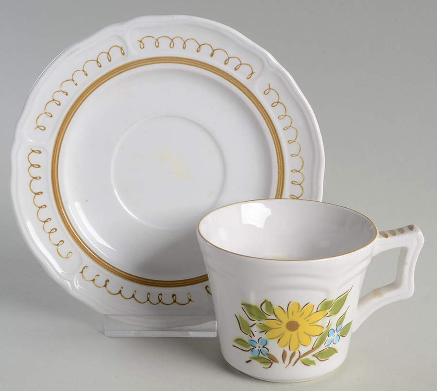 Siena Flat Cup & Saucer Set by Mikasa-1