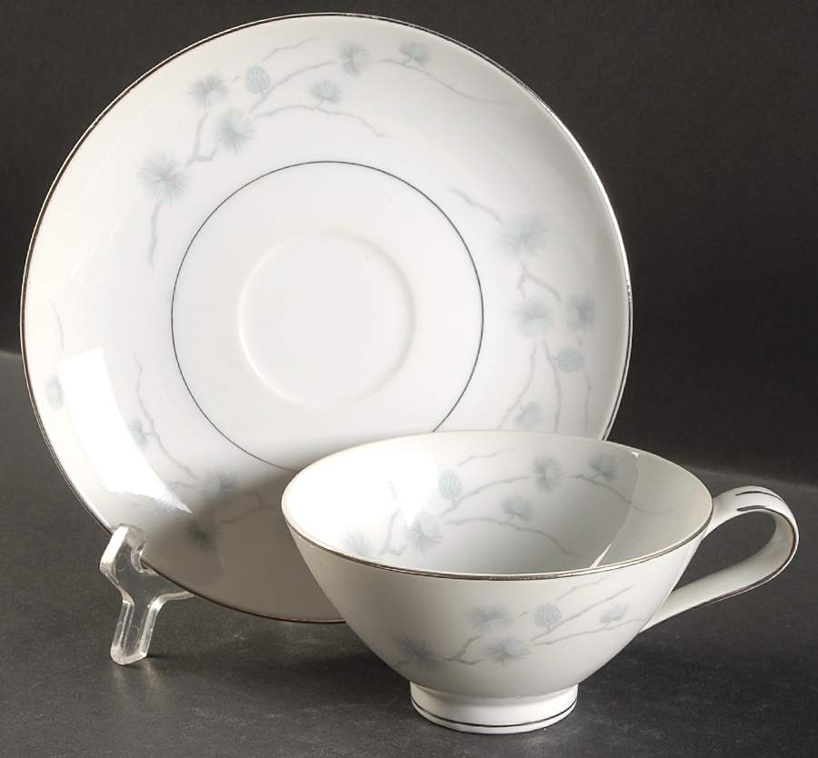 Sierra Flat Cup & Saucer Set by Mikasa-1