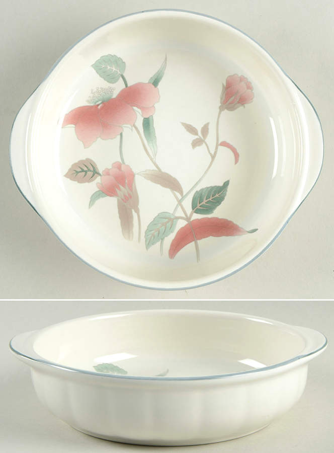 Silk Flowers Individual Casserole No Lid by Mikasa-1