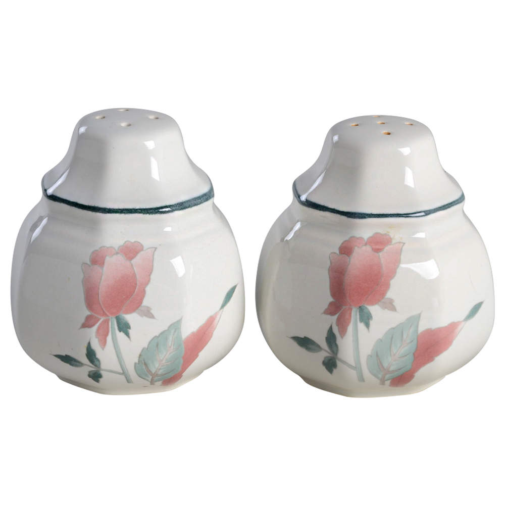 Silk Flowers Salt & Pepper Set by Mikasa-1
