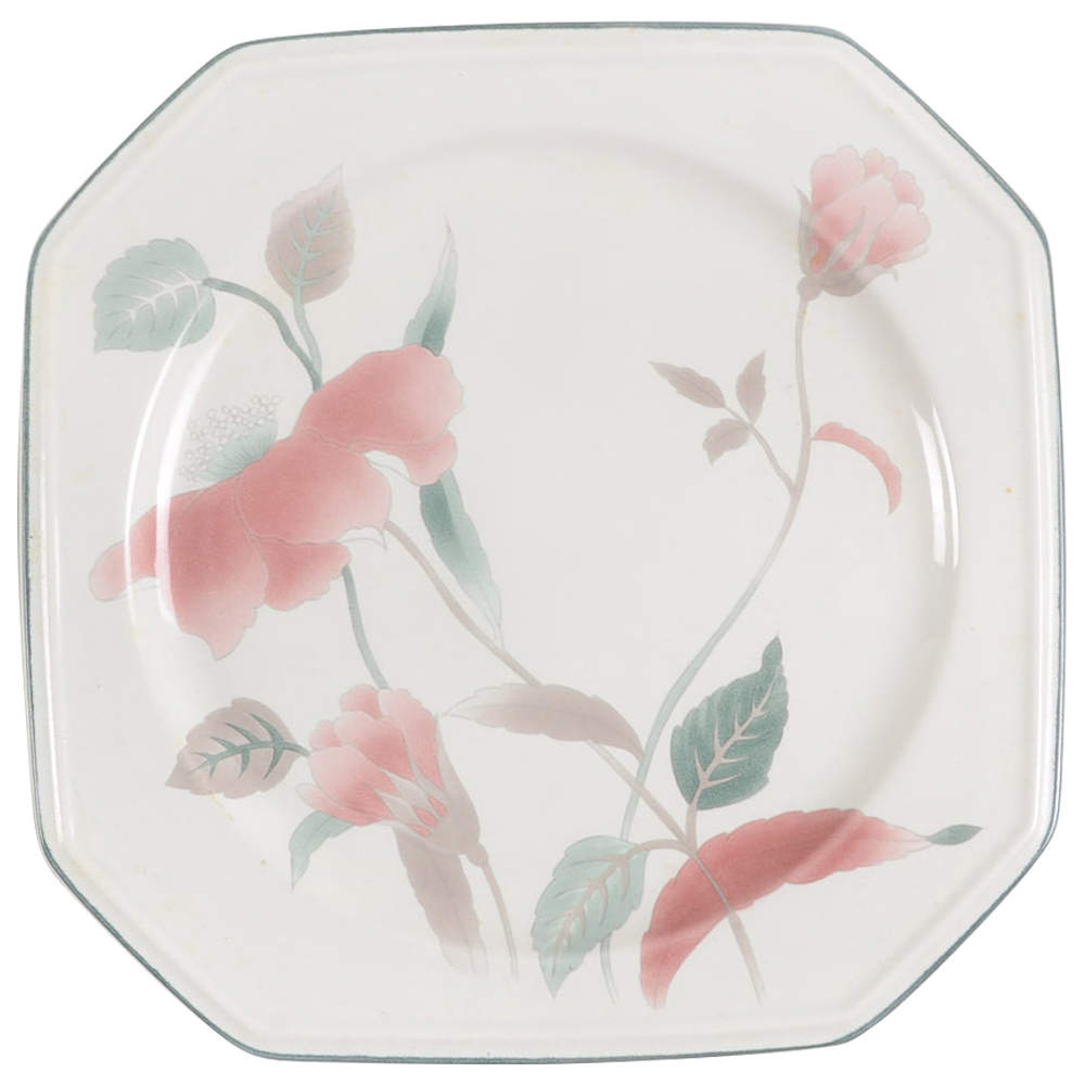 Silk Flowers Salad Plate by Mikasa-1